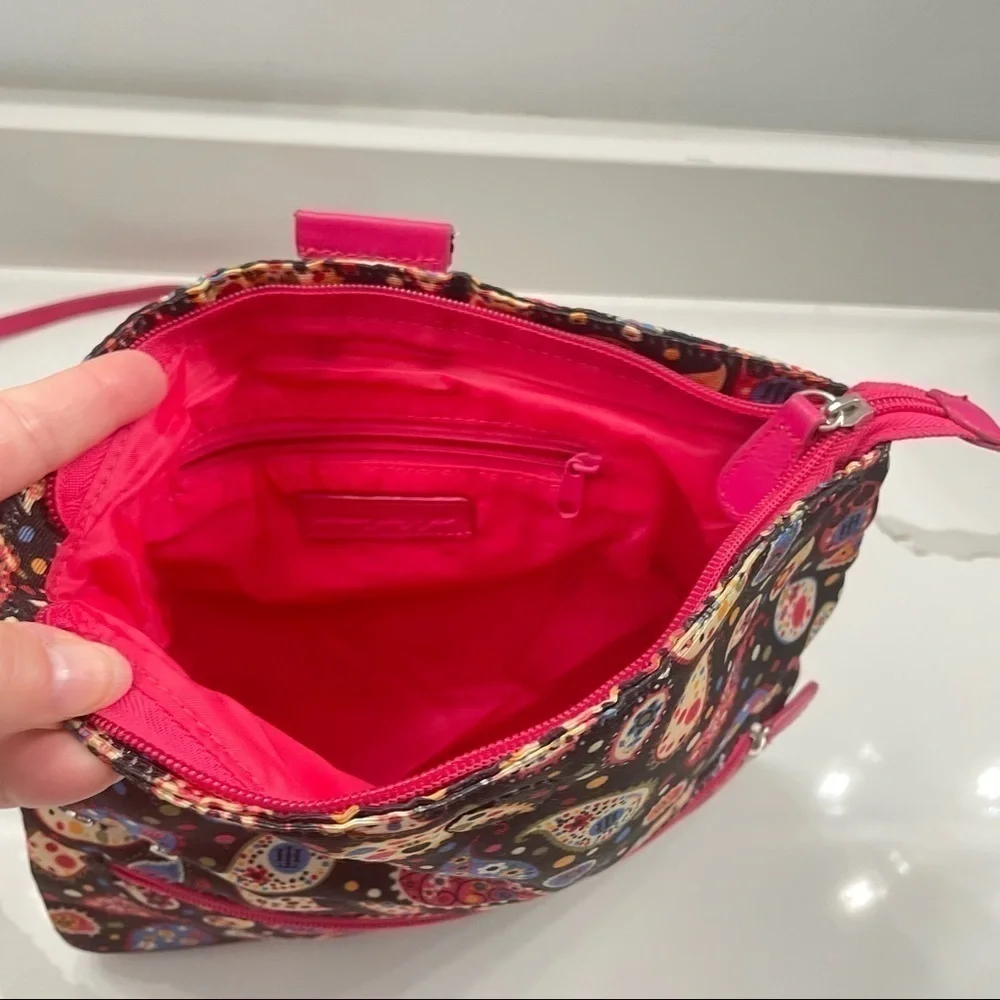 Tommy Hilfiger Convertible Clutch Colorful Removable Handle Zip Pockets Pink‍